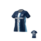 Flight Jersey Womens Static Stripe - Navy